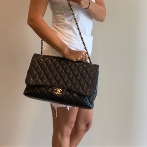 Chanel Quilted Double Flap bag - great condition!